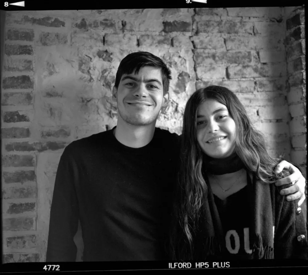 Portrait argentique N&B Ilford HP5